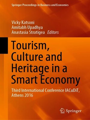 cover image of Tourism, Culture and Heritage in a Smart Economy
